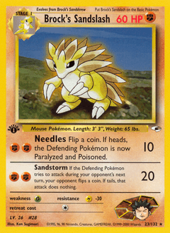 Brock's Sandslash