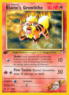 Blaine's Growlithe