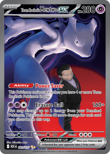 Team Rocket's Mewtwo ex