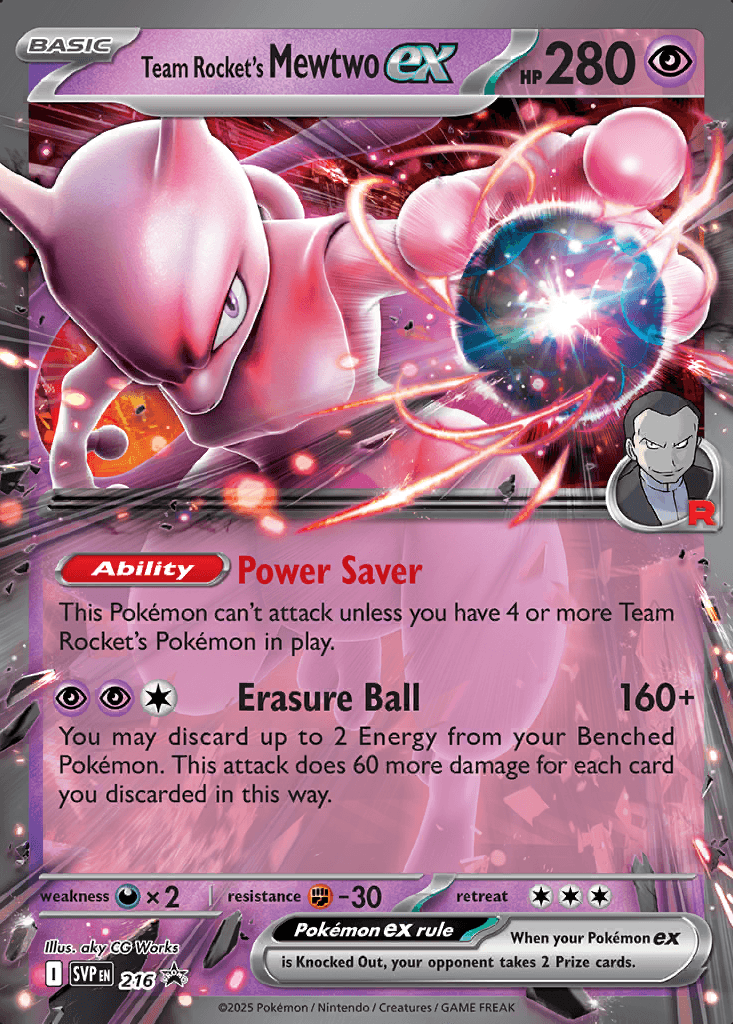 Team Rocket's Mewtwo ex