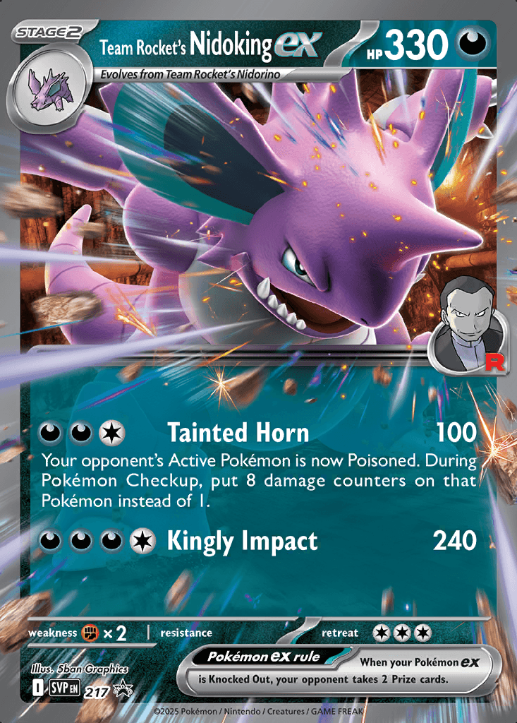 Team Rocket's Nidoking ex