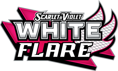 White Flare Pokemon card set logo