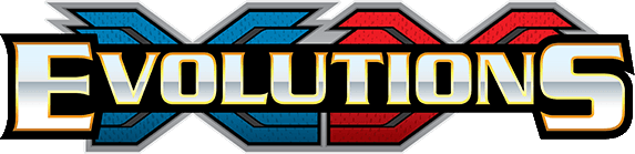 Evolutions Pokemon card set logo